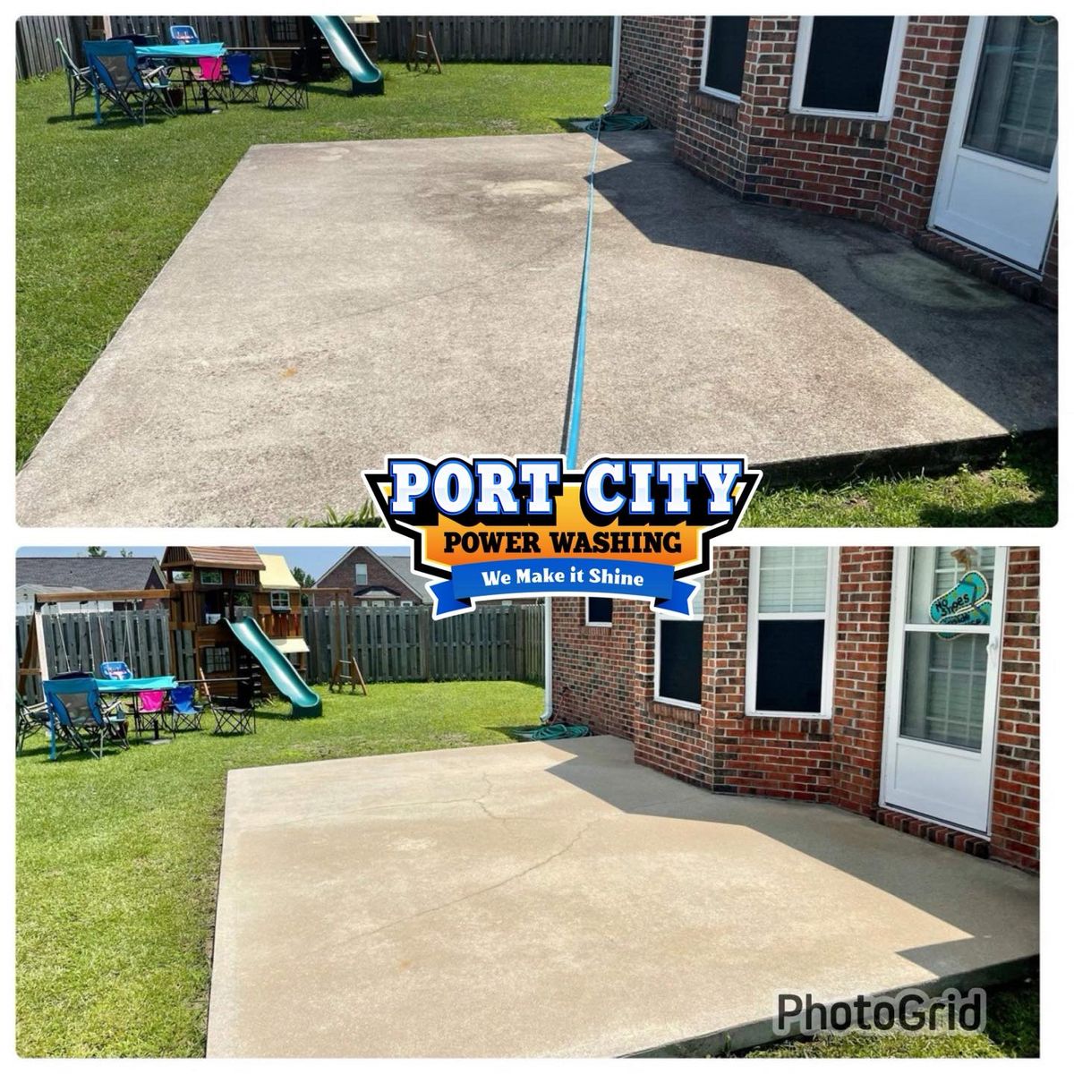 Driveway and Sidewalk Cleaning for Port City Power Washing in Wilmington, NC