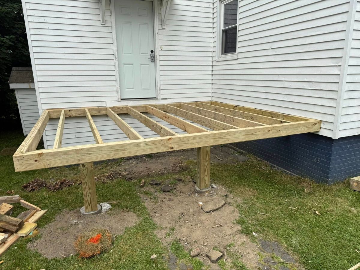 Deck Construction for Maine Roofing and Siding in Richmond, ME