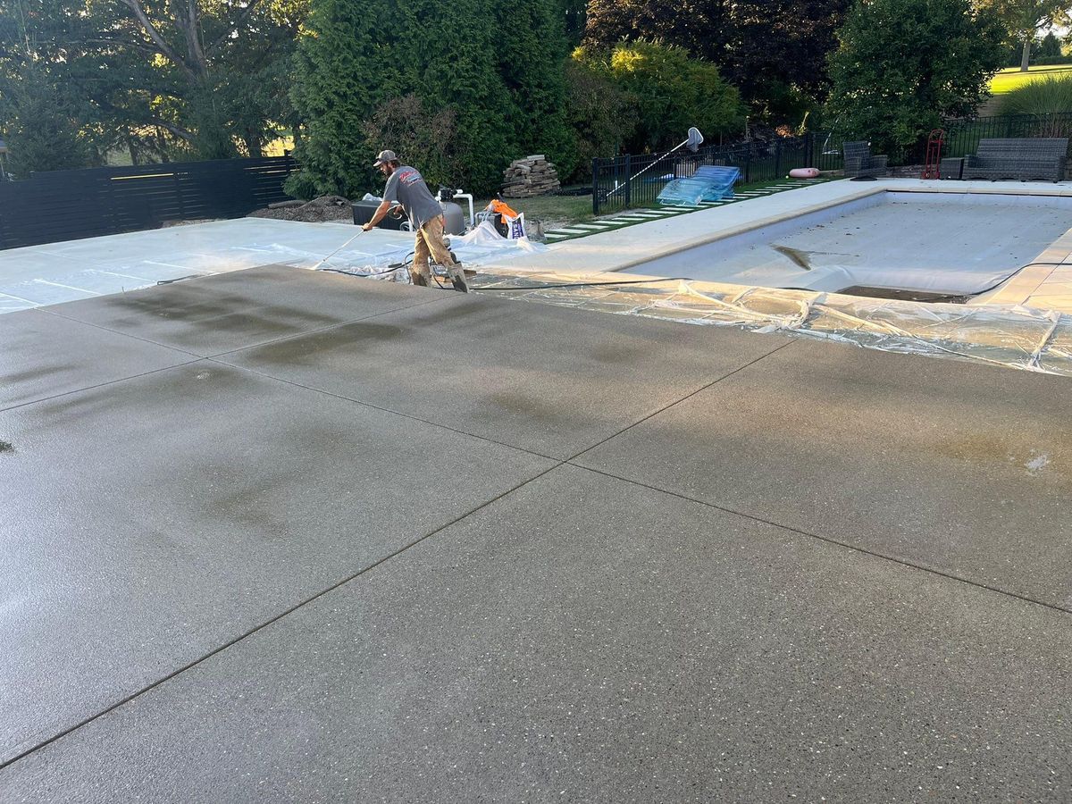 Concrete Slab Construction for Detwiler Landscaping & Concrete in Butler County, PA