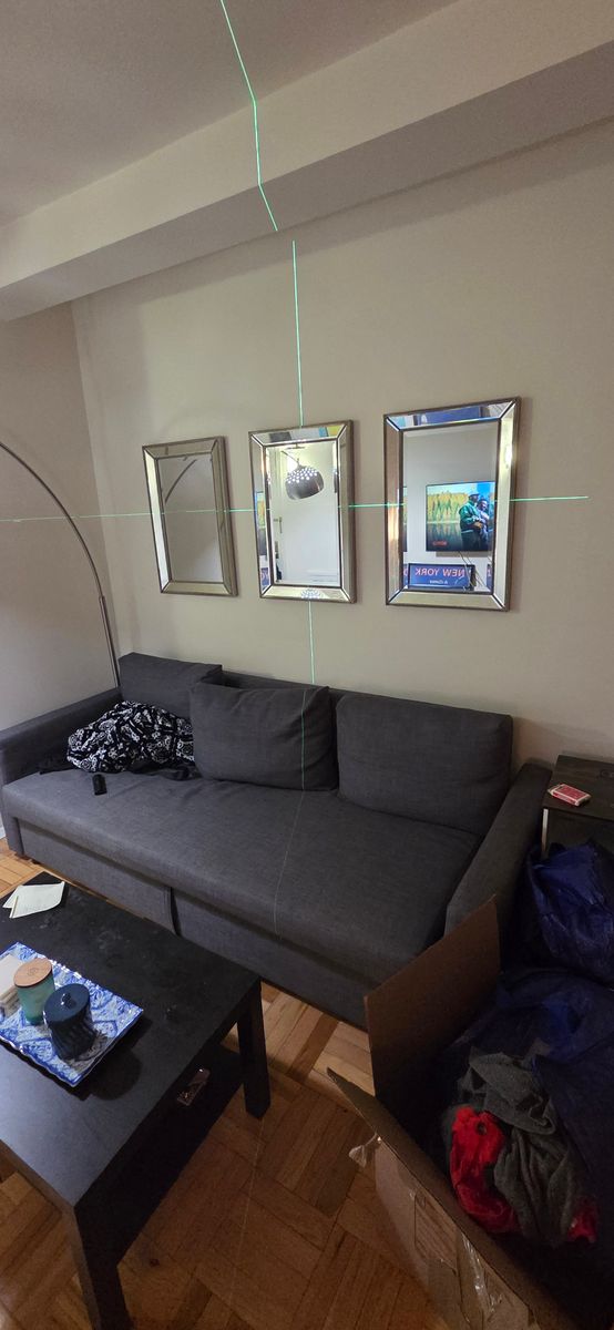 Picture hanging and Art installation for Damon Handyman in Manhattan, NY