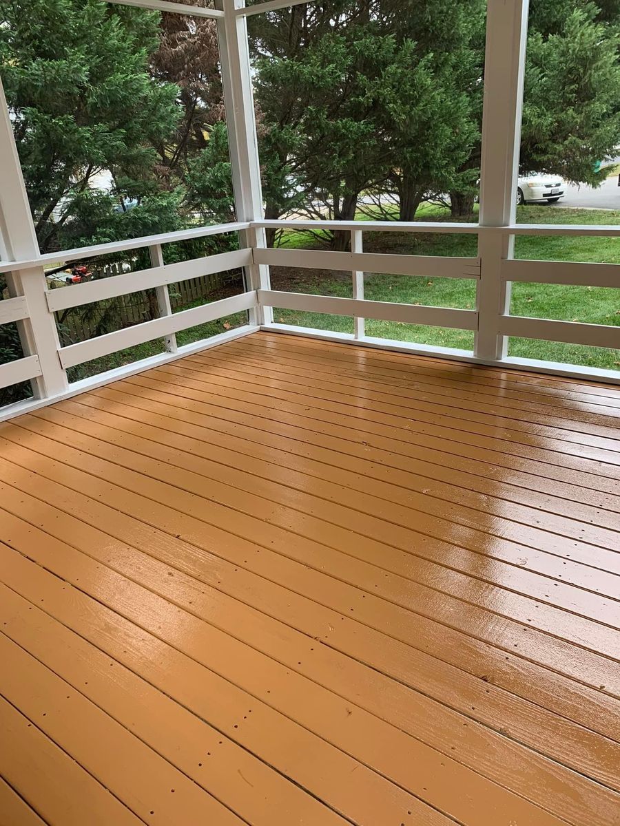 Deck and Fence Staining for Atlas Home Services in Mechanicsville, VA