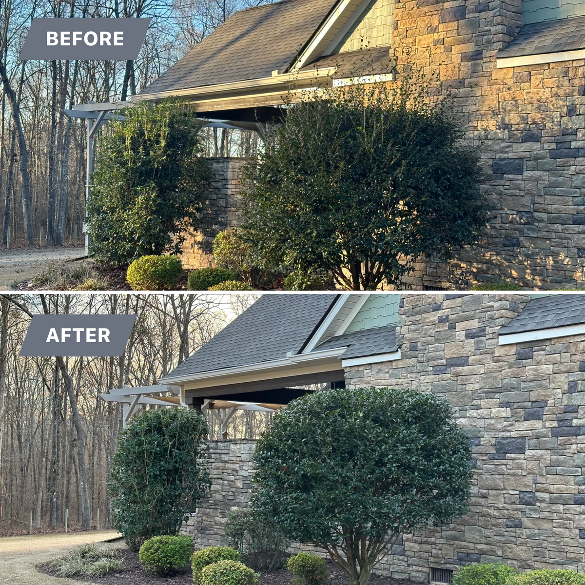 Spring/Fall Clean Up for Hedgecraft Landscaping LLC in Senoia, GA