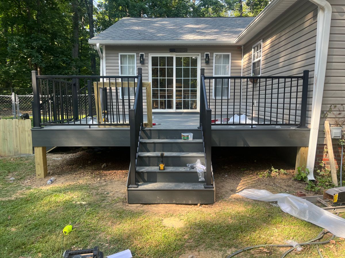 Screen Porch & Deck Installation for Hughes Builders LLC in Greensboro, NC