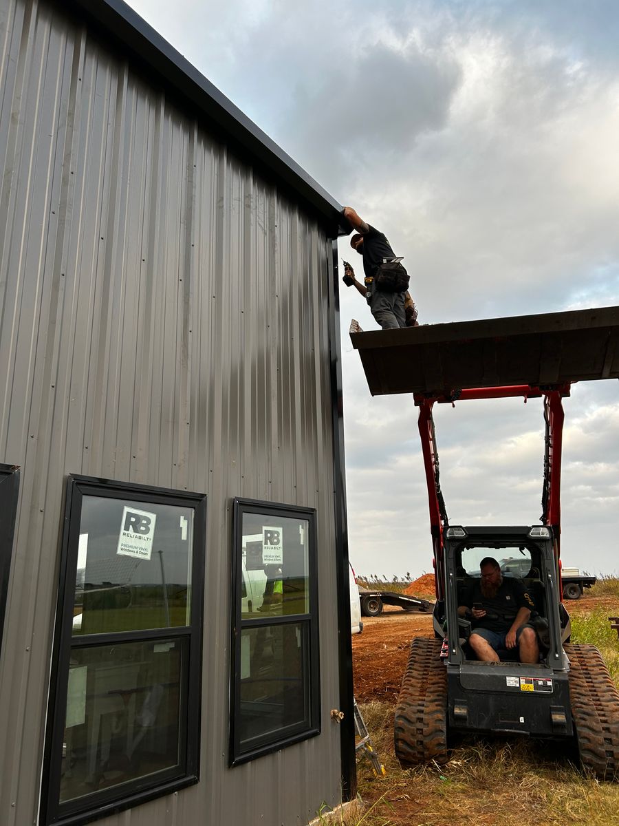 Oklahoma Commercial Steel Buildings (warehouses, agricultural, aviation, strip malls) for A-N-H Construction LLC in Oklahoma City, OK