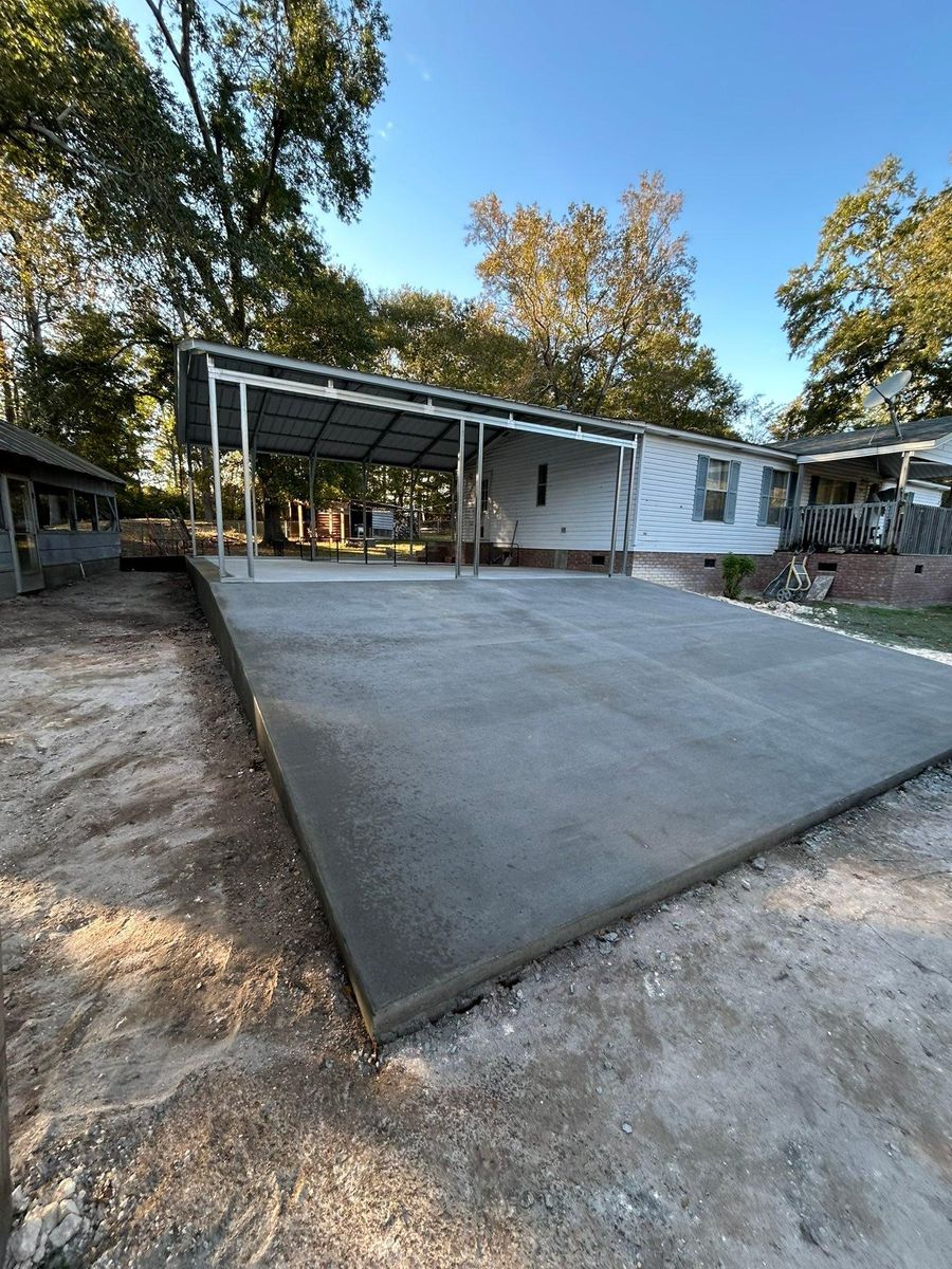 Concrete Slab Construction for Big League Concrete and Grading in Batesburg-Leesville, SC