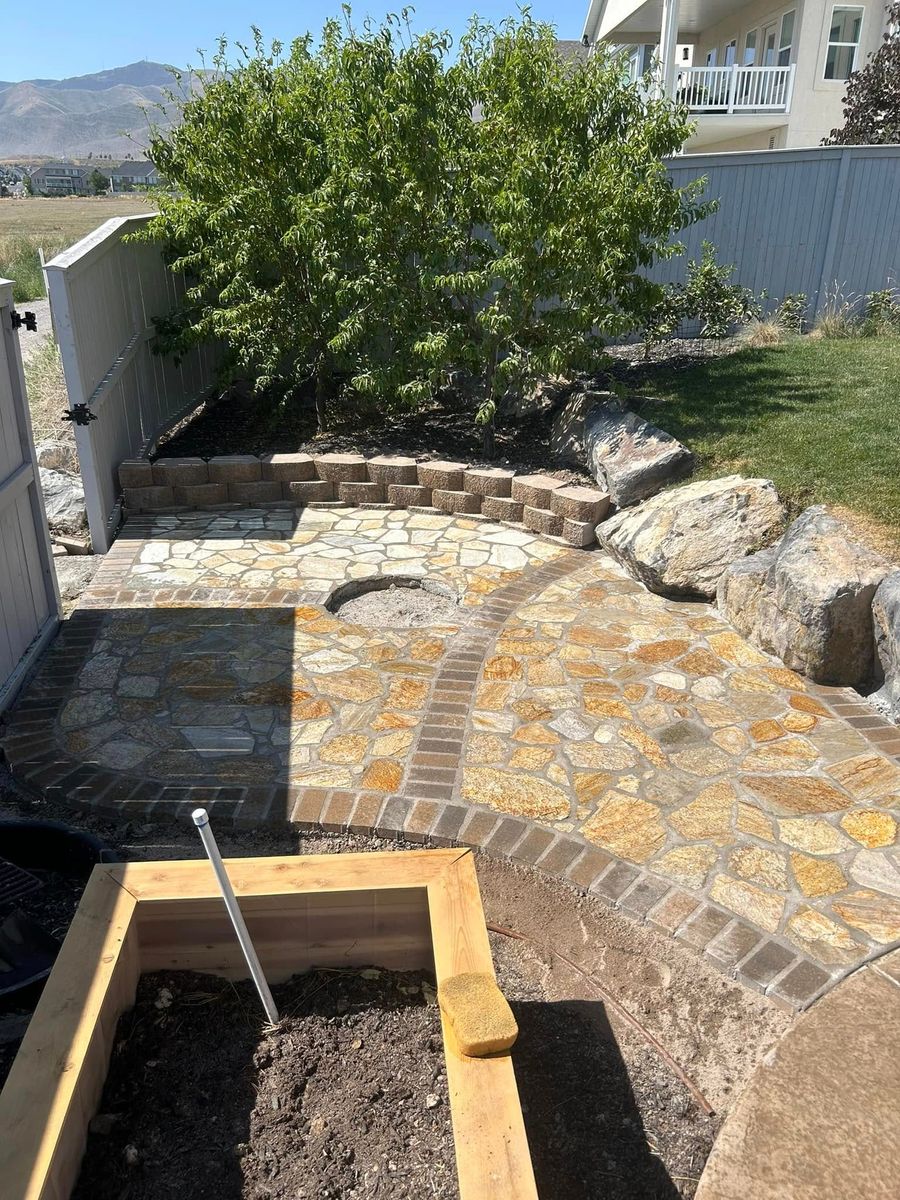 Stamp Concrete for Hifo Construction in Spanish Fork, UT