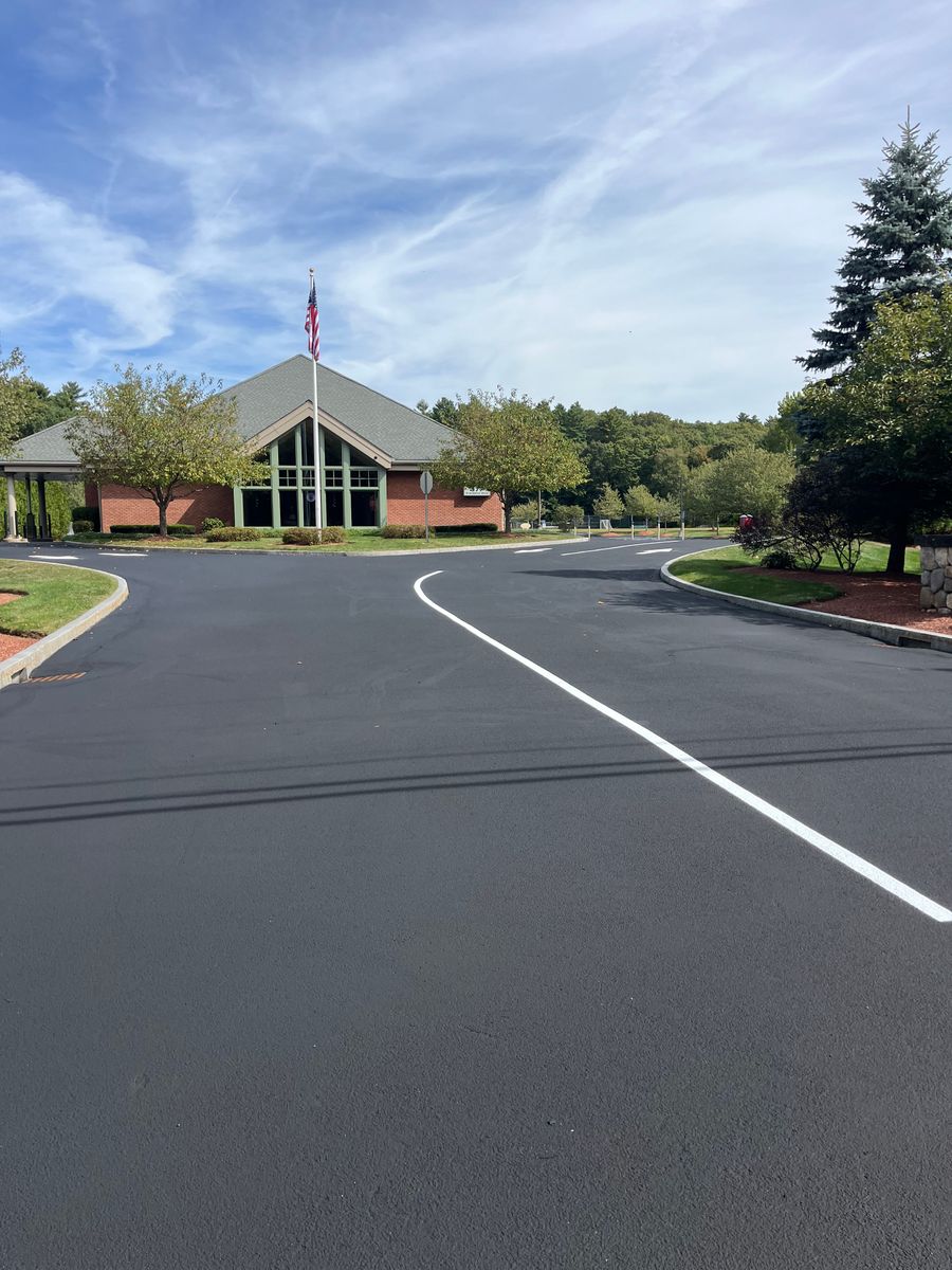 Striping for Cates Sealcoating and Striping in Charlton, MA