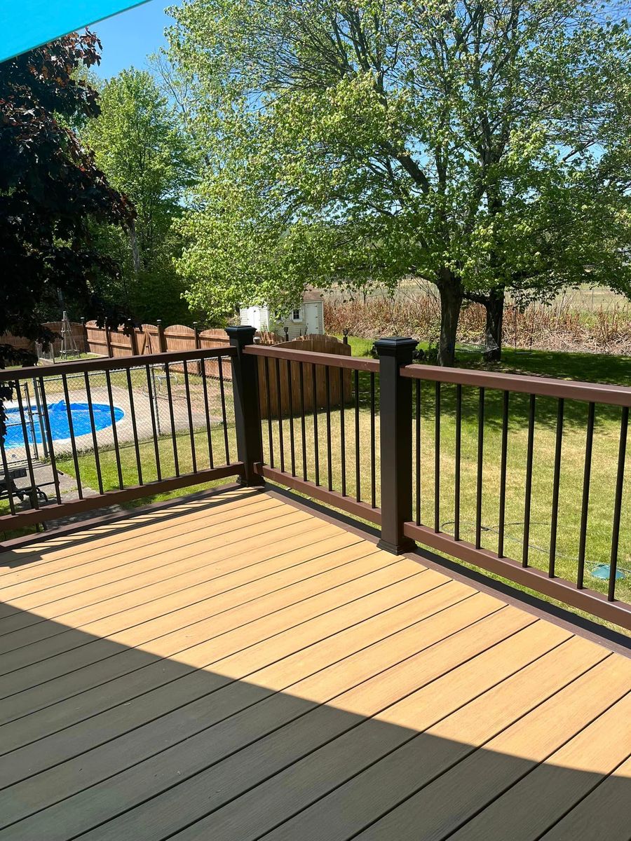 Deck and Patio Installation for Wood Home Creations in Carbondale, PA