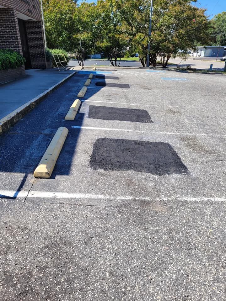 Government Work for Southeast Sealing & Striping in Bladenboro, NC