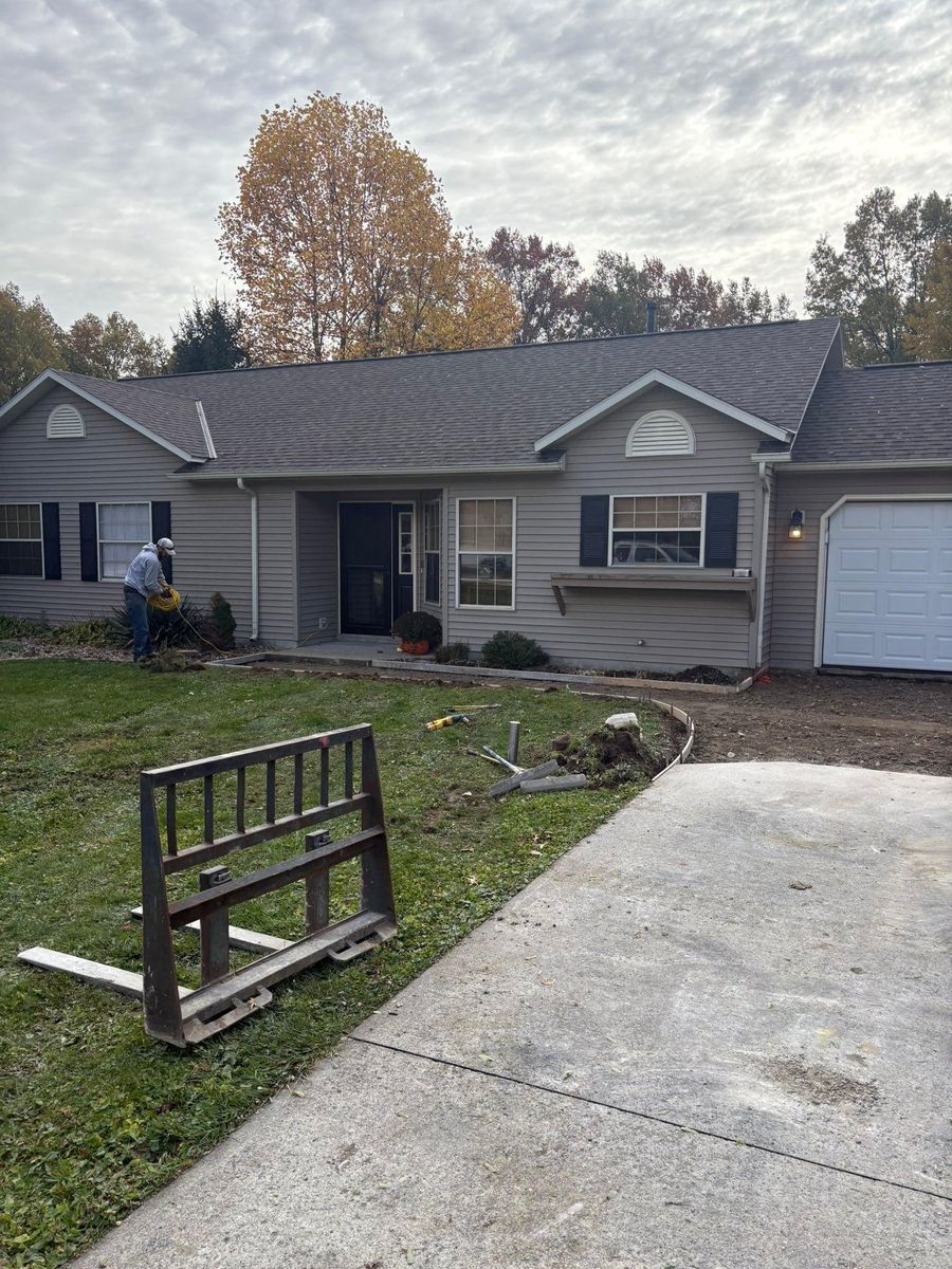 Driveway tear out and replacement for Concrete Pros, LLC in Lorain, OH