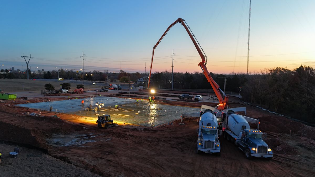 Structural Concrete for RM Concrete Construction,LLC. in Norman, , OK