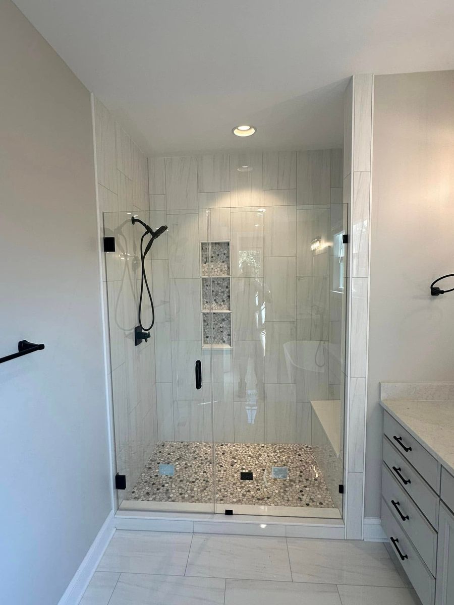 Bathroom Renovation for Blake King Construction in Hickory, NC