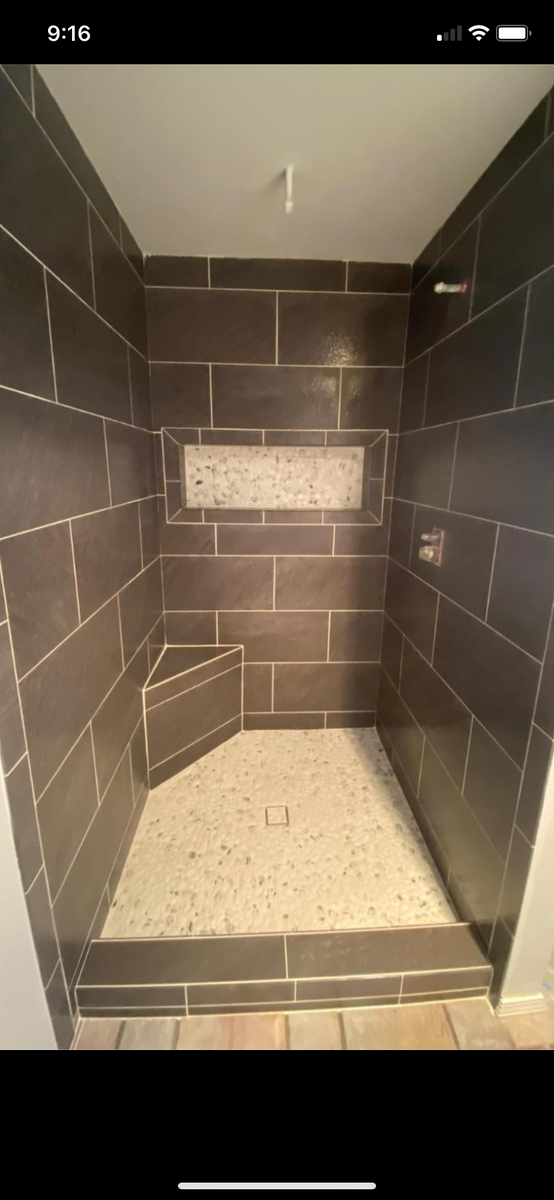 Tile Installation for NWP Construction Co. in Gig Harbor, WA