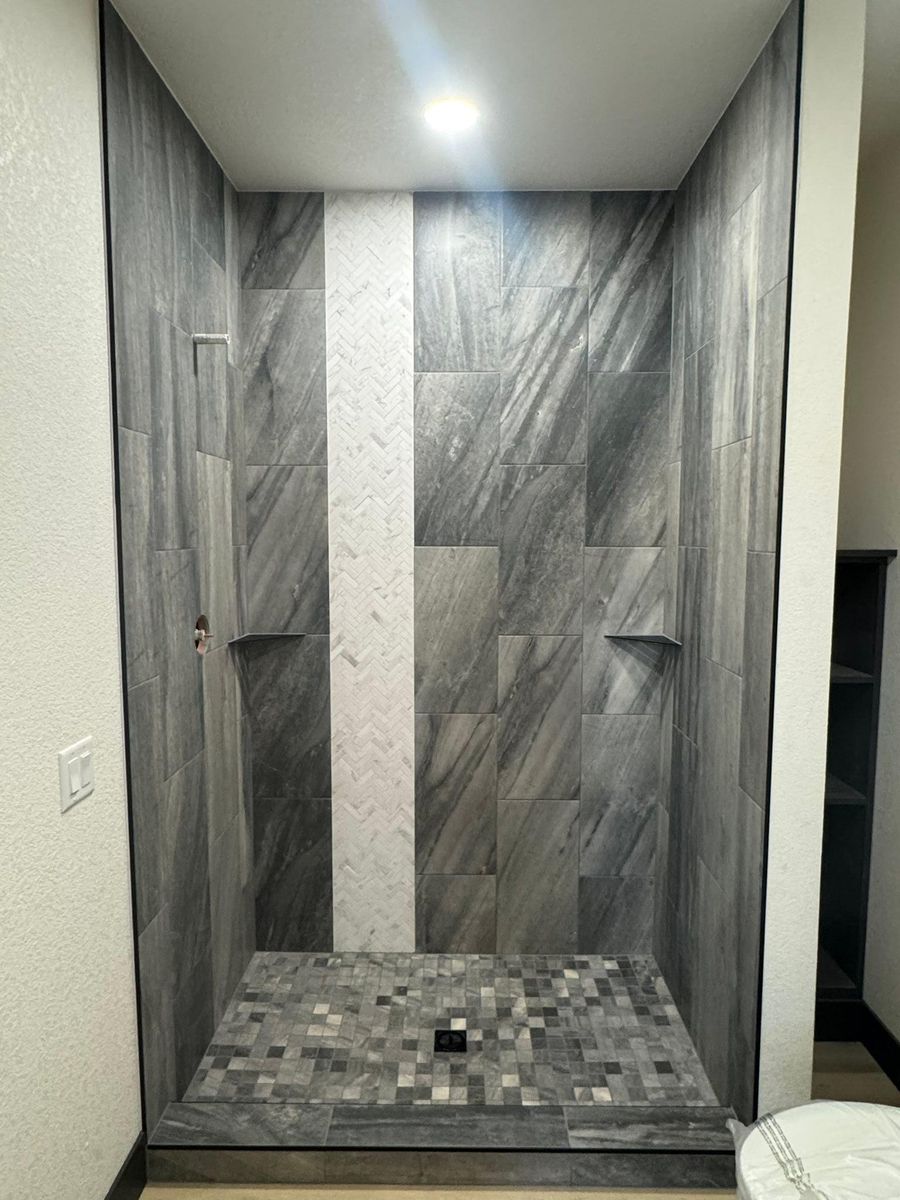 Bathroom Tiling for Dakota Tile & Stone in Belle Fourche, SD