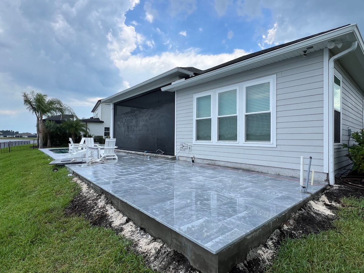 Deck and Patio Construction for MI Contracting LLC in St. Augustine, FL