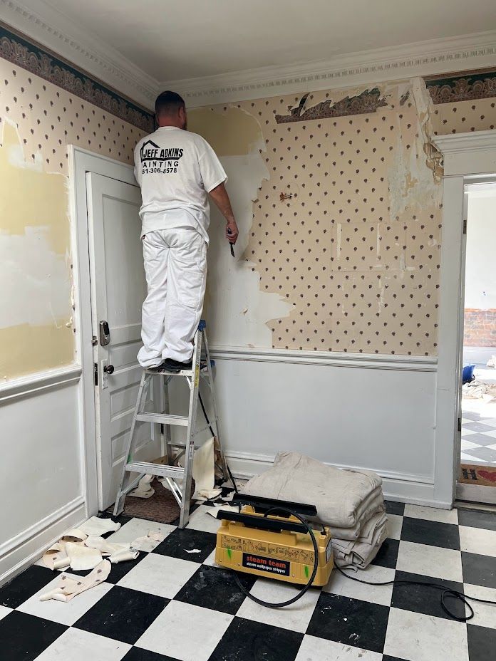 Wallpaper Removal for Jeff Adkins Painting in Barboursville, WV