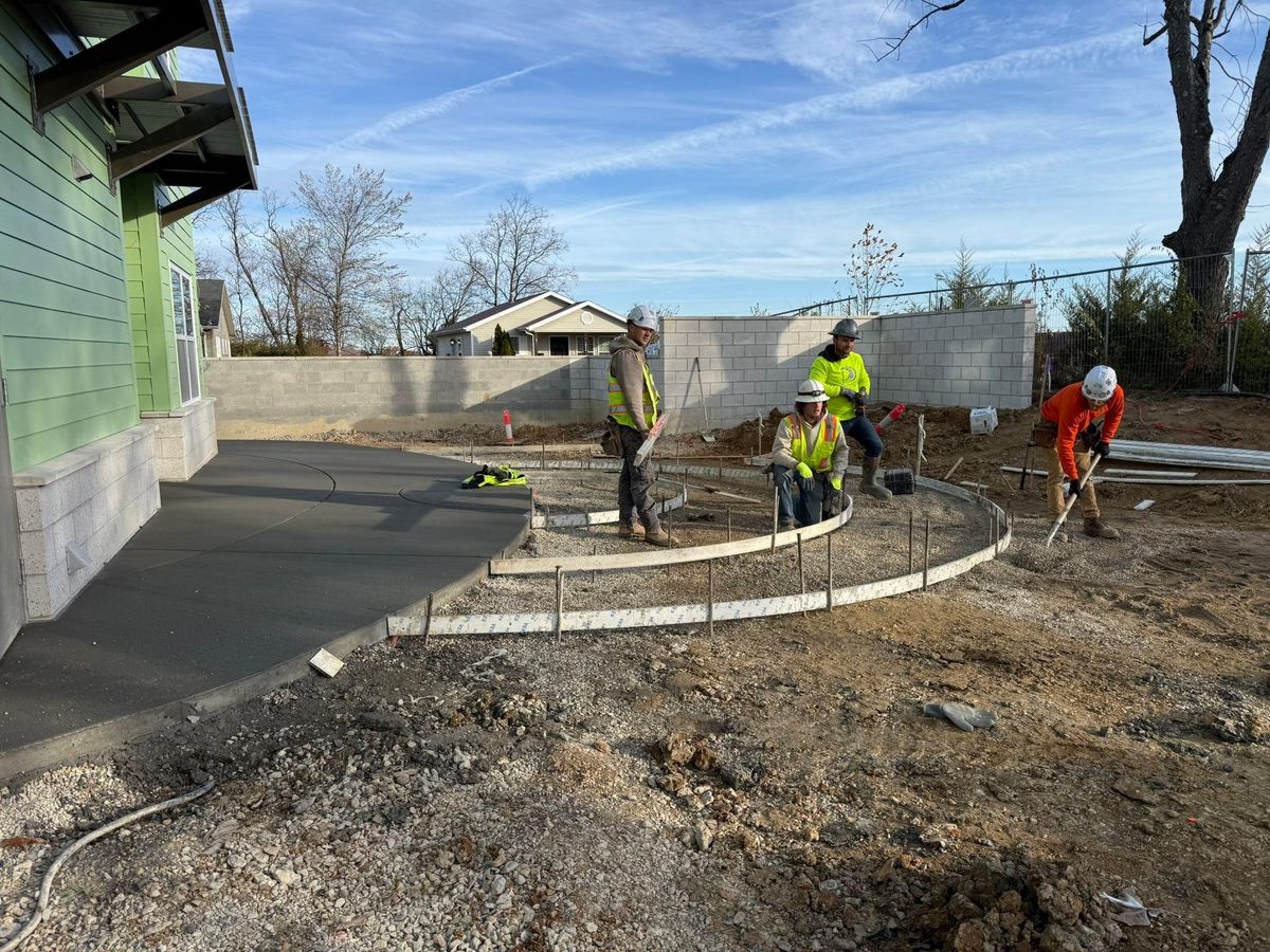 Stamped Concrete for Whitfield Concrete Construction in Solsberry, IN