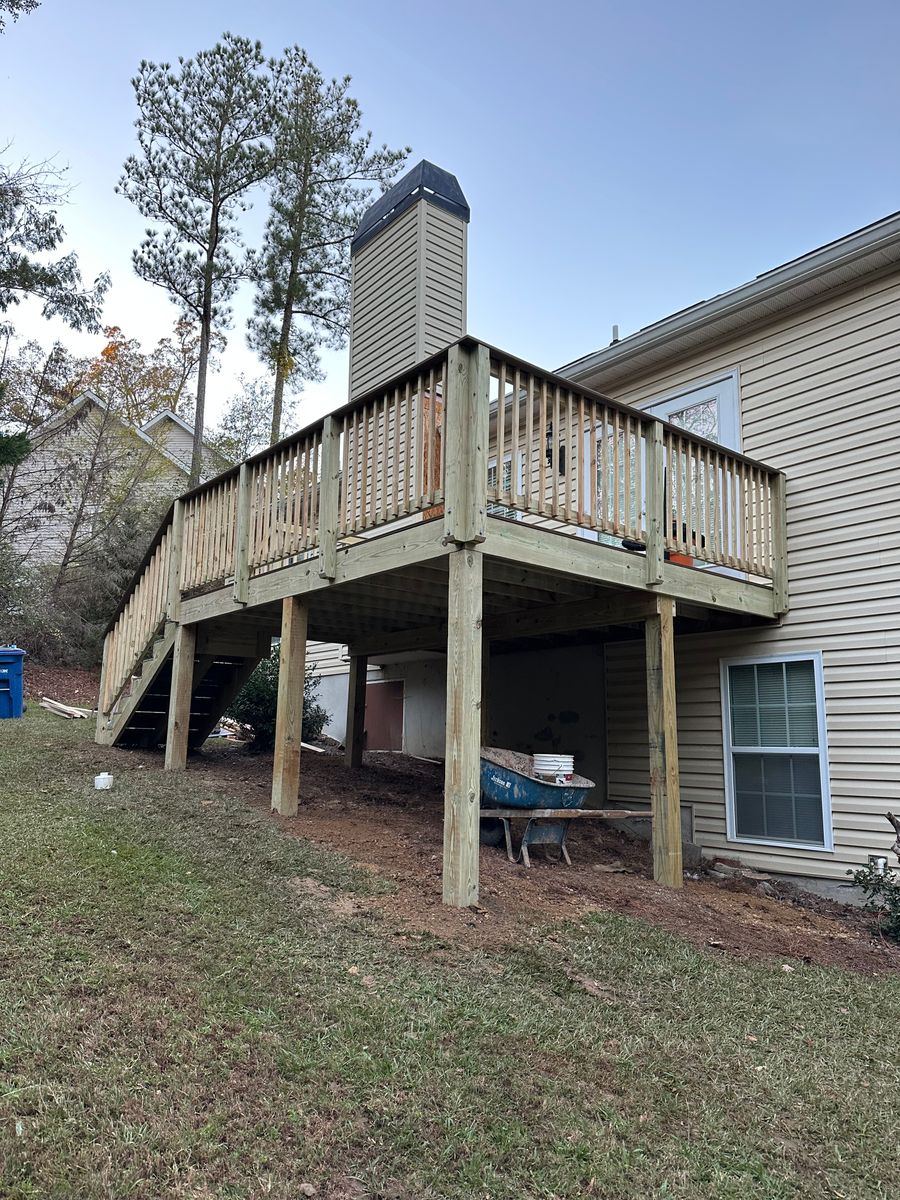 Fencing for JDP Construction Group in McDonough, GA