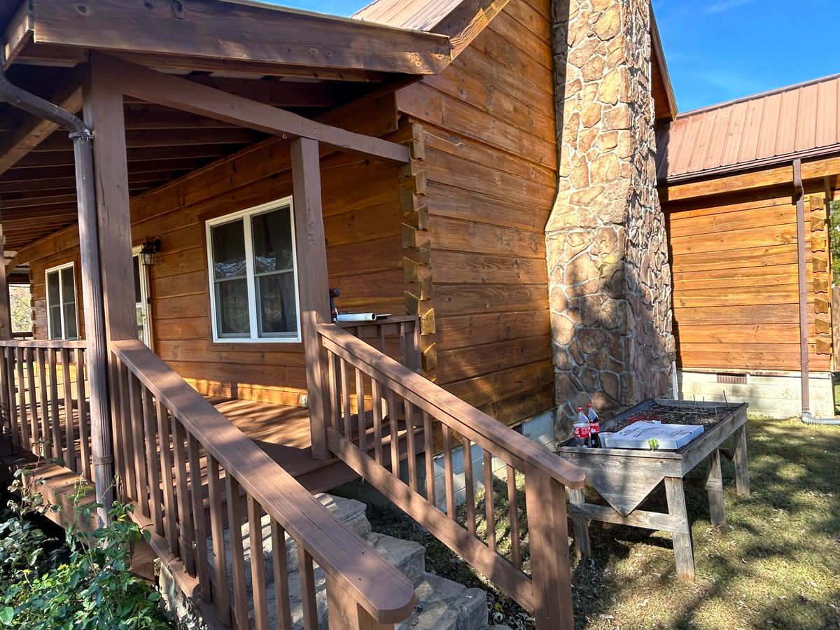 Log Home Staining for NXT Generation Painting in Cookeville, TN