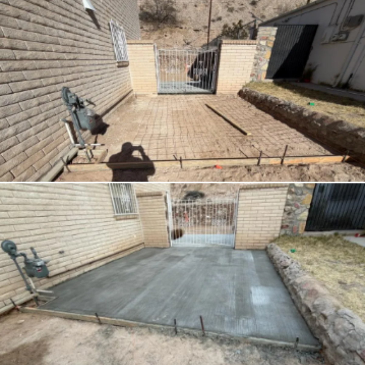 Concrete Driveway Installation for L&S Contractors in El Paso, TX