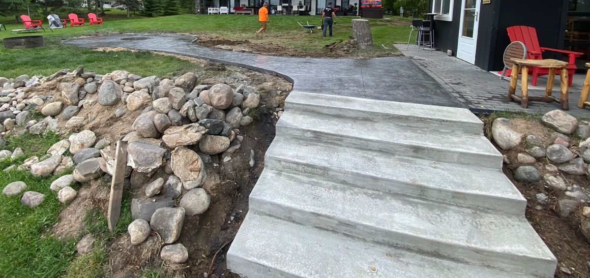 Stair Design & Installation for Mccoy Concrete Inc.  in Minneapolis, MN
