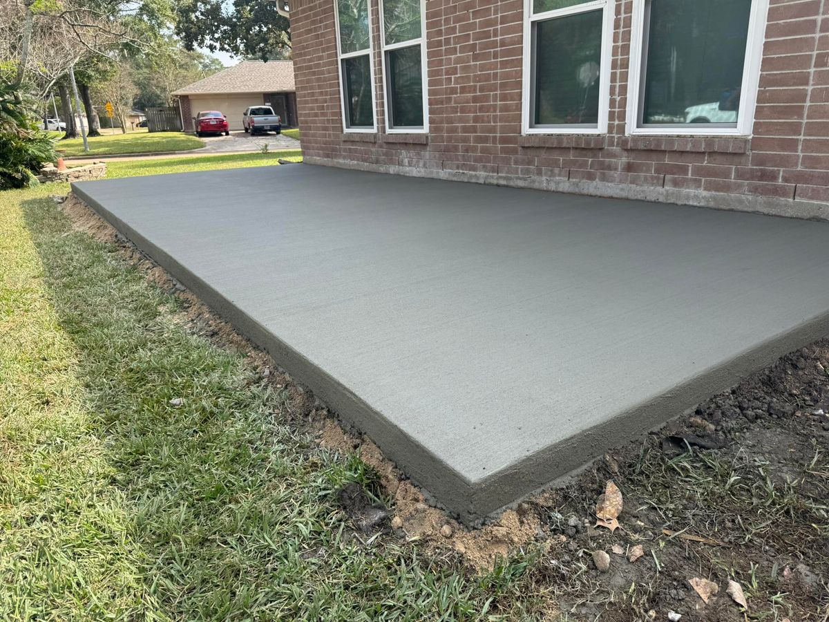 Concrete Installation for Urban Stone in New Caney, TX