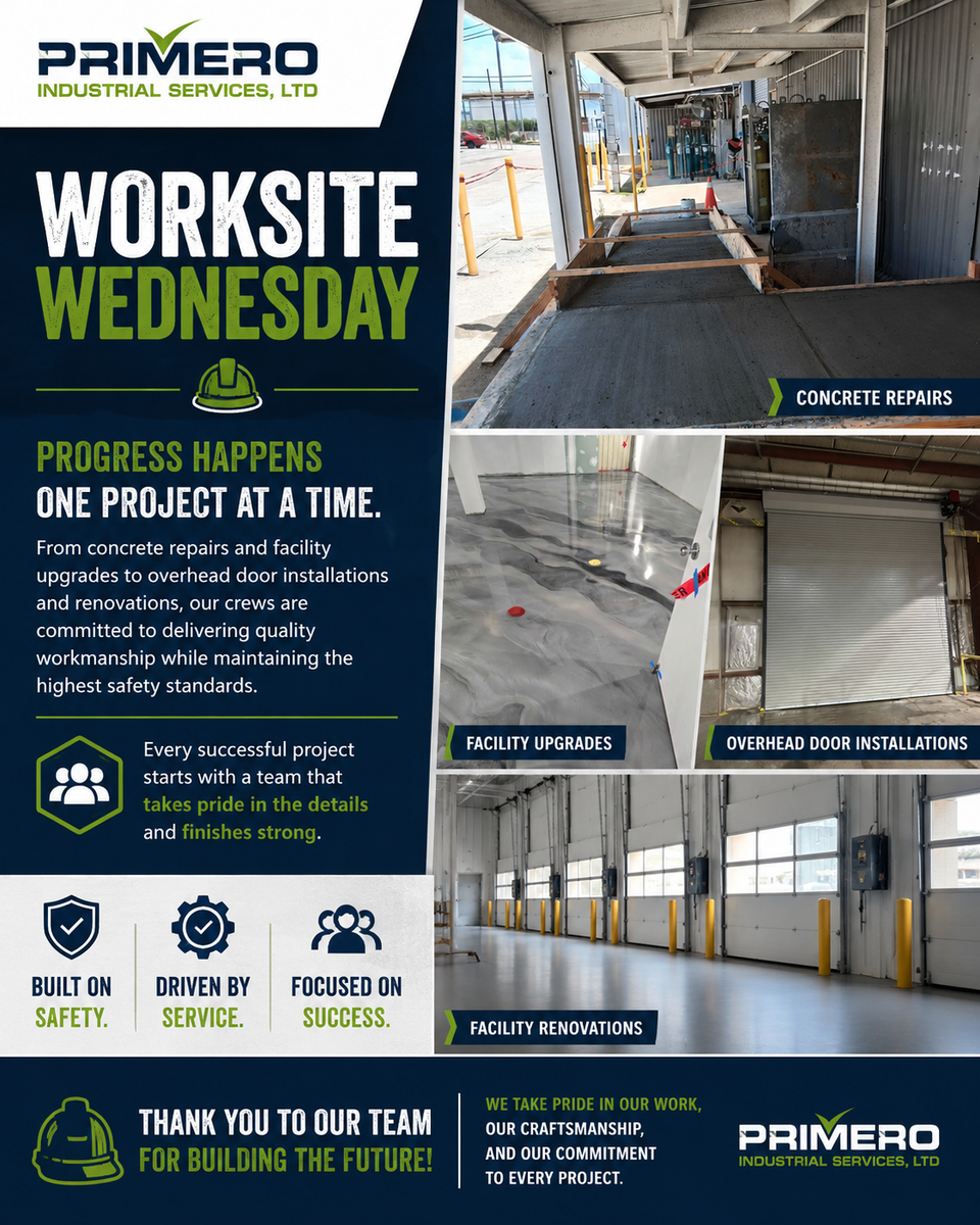 Door Services for Primero Industrial Services, LTD in Webster, TX
