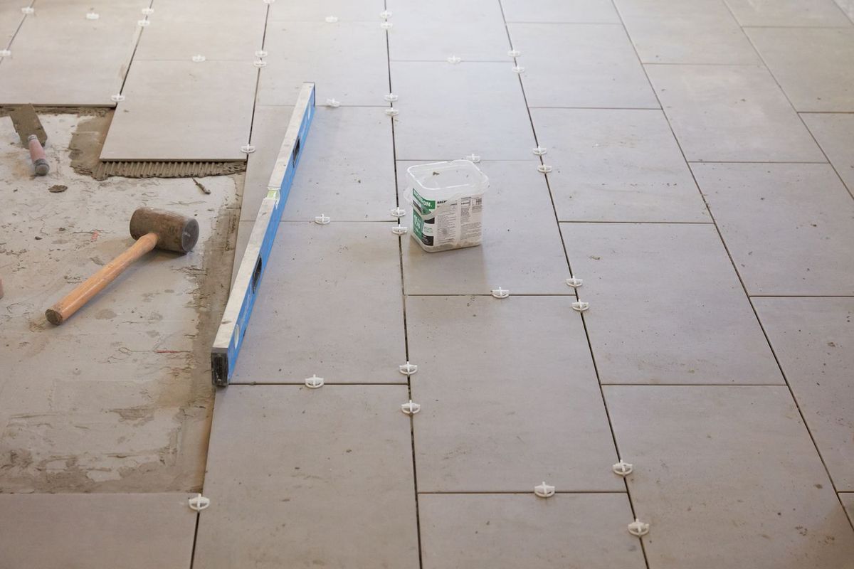 Tiling for Taylor Construction Inc.  in Barberton, OH