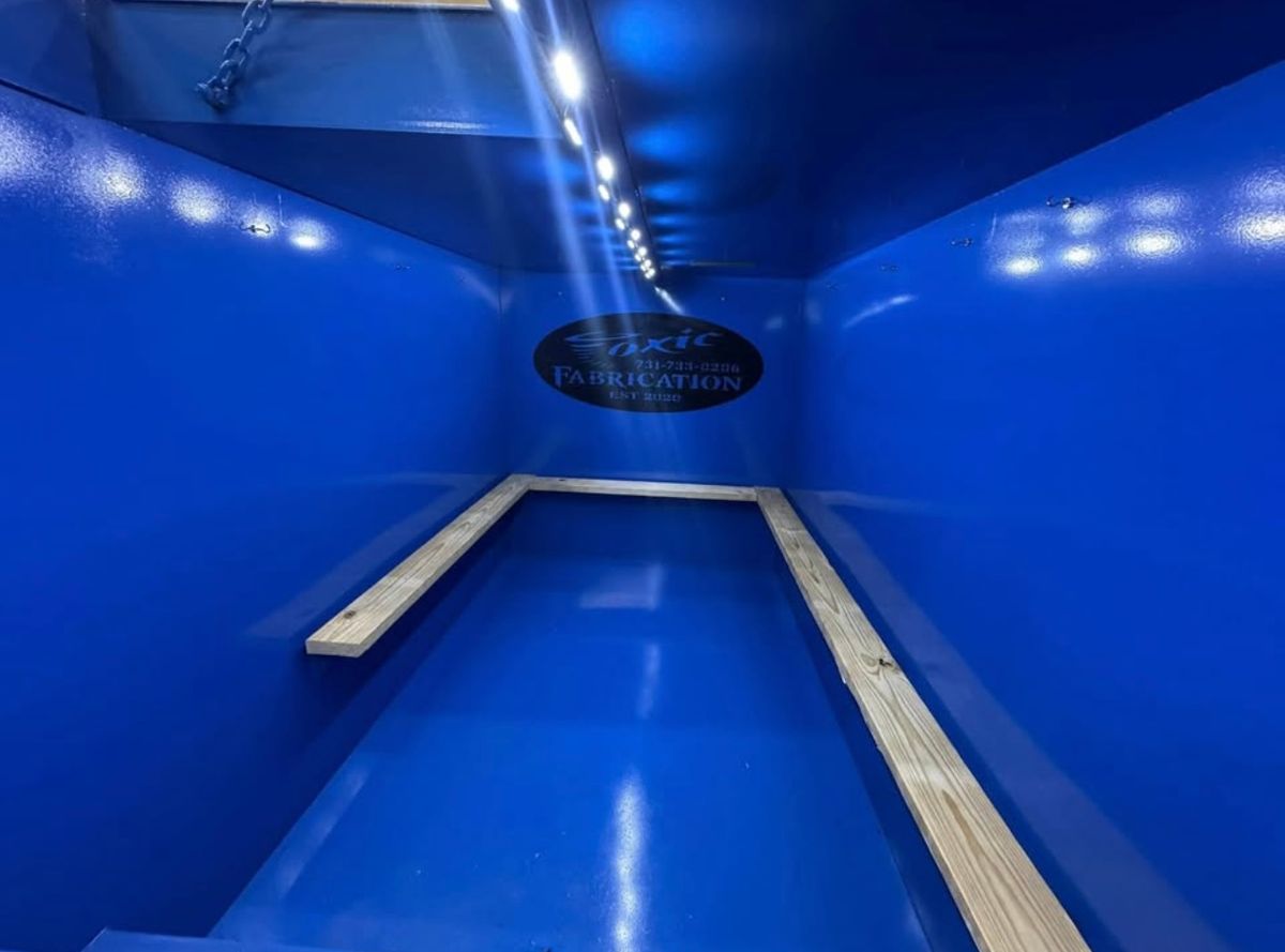 Storm shelter for Simmons land works in Sardis,, TN