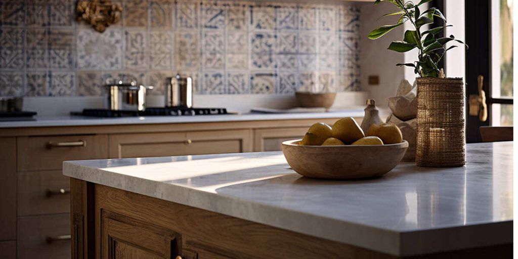 Kitchen Counter Tiling for Olympic Construction in Chandler, AZ