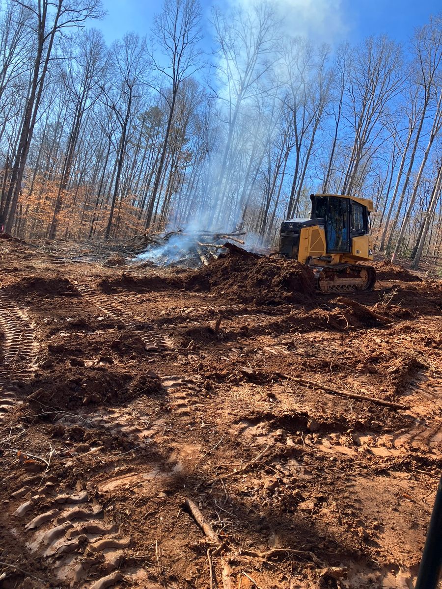 Land Clearing & Grading for Triple P Excavation in Atlanta, GA