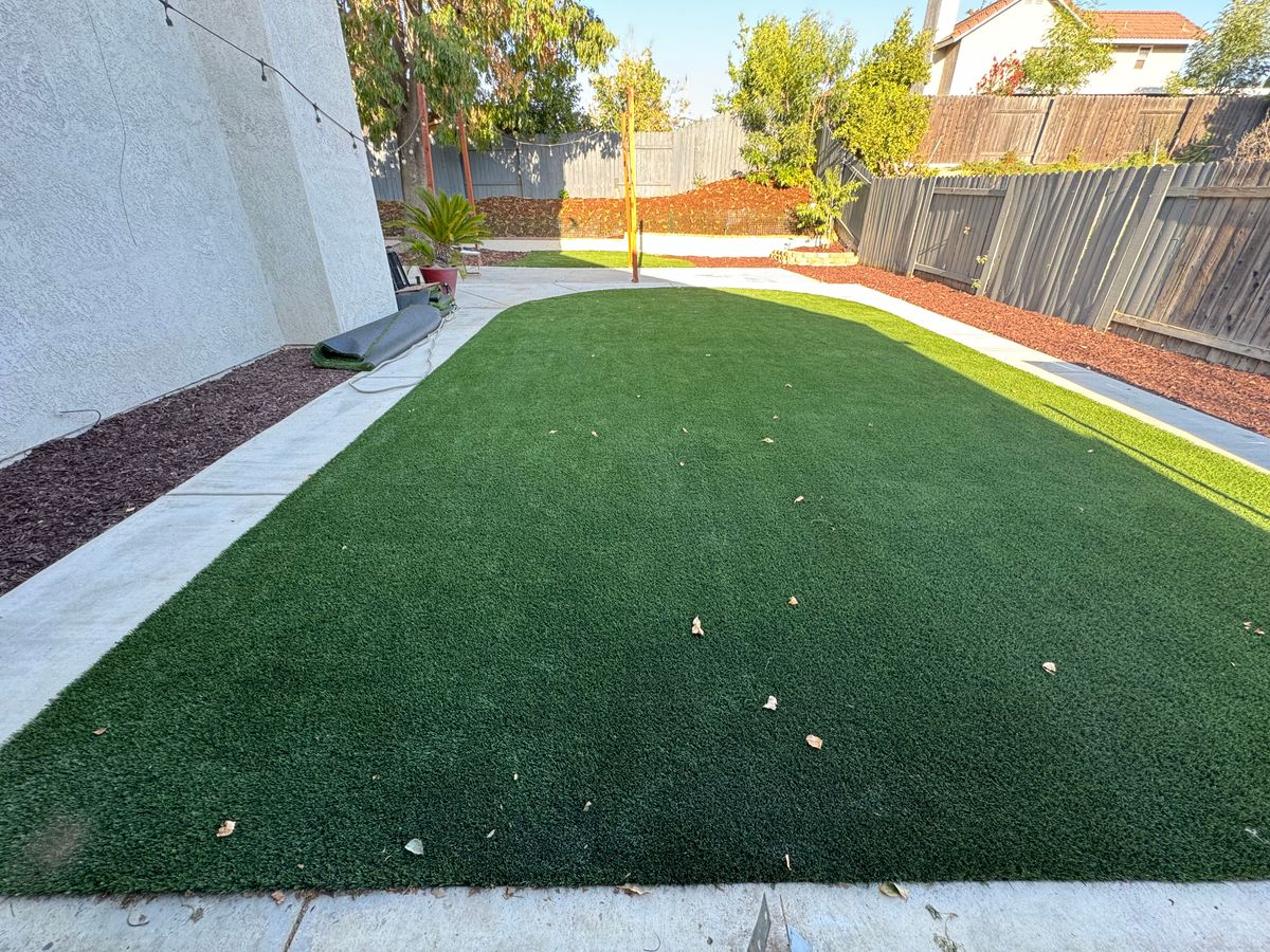 Artificial Turf Installation for Aidan Jade Landscaping in Riverside County, CA