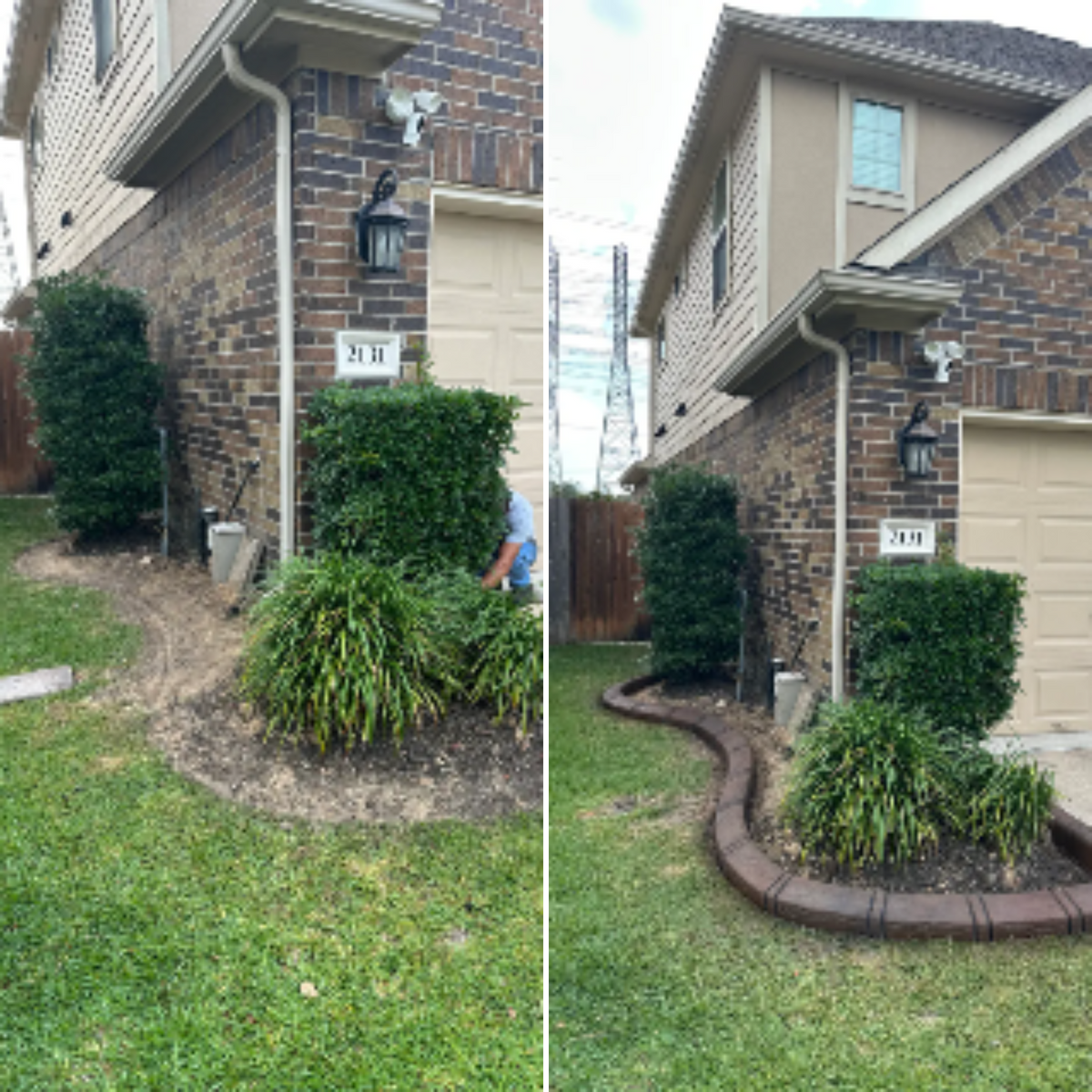 Custom Carved Concrete for Texas Curb N Borders in Houston, TX