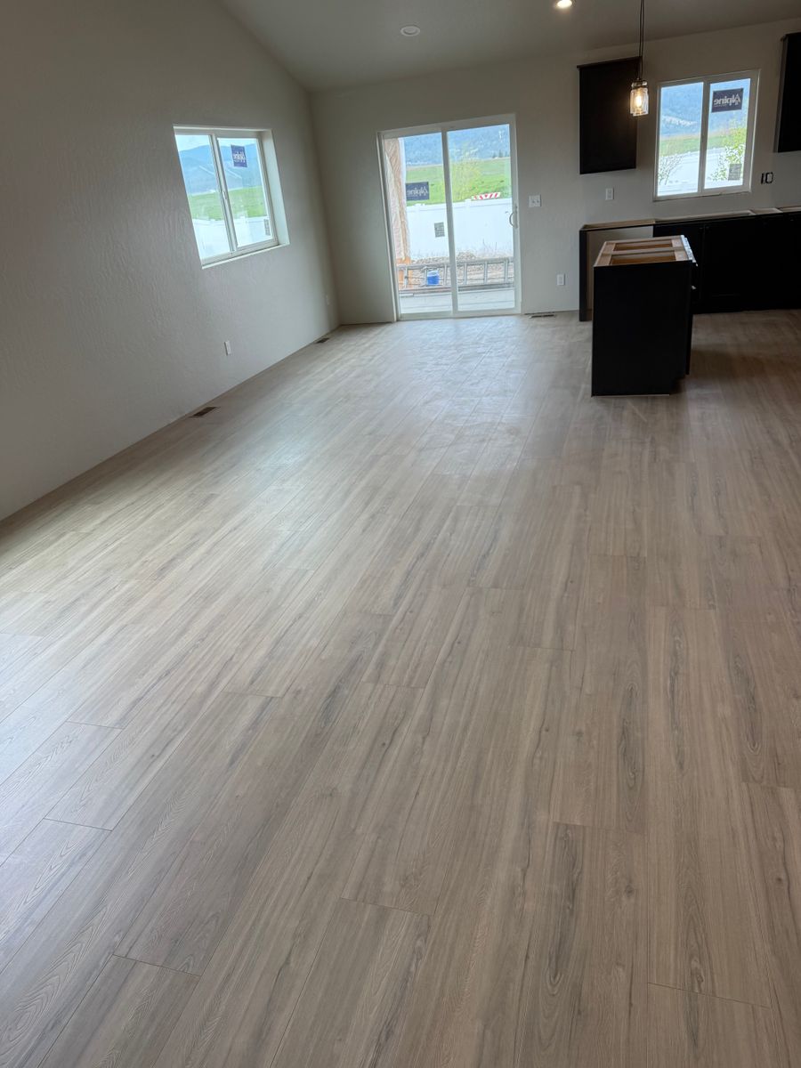 Floor Installation for CJL Flooring in Post Falls, ID