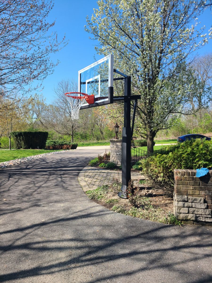 Basketball Hoop Installation for Fence Medic in Northbrook, IL