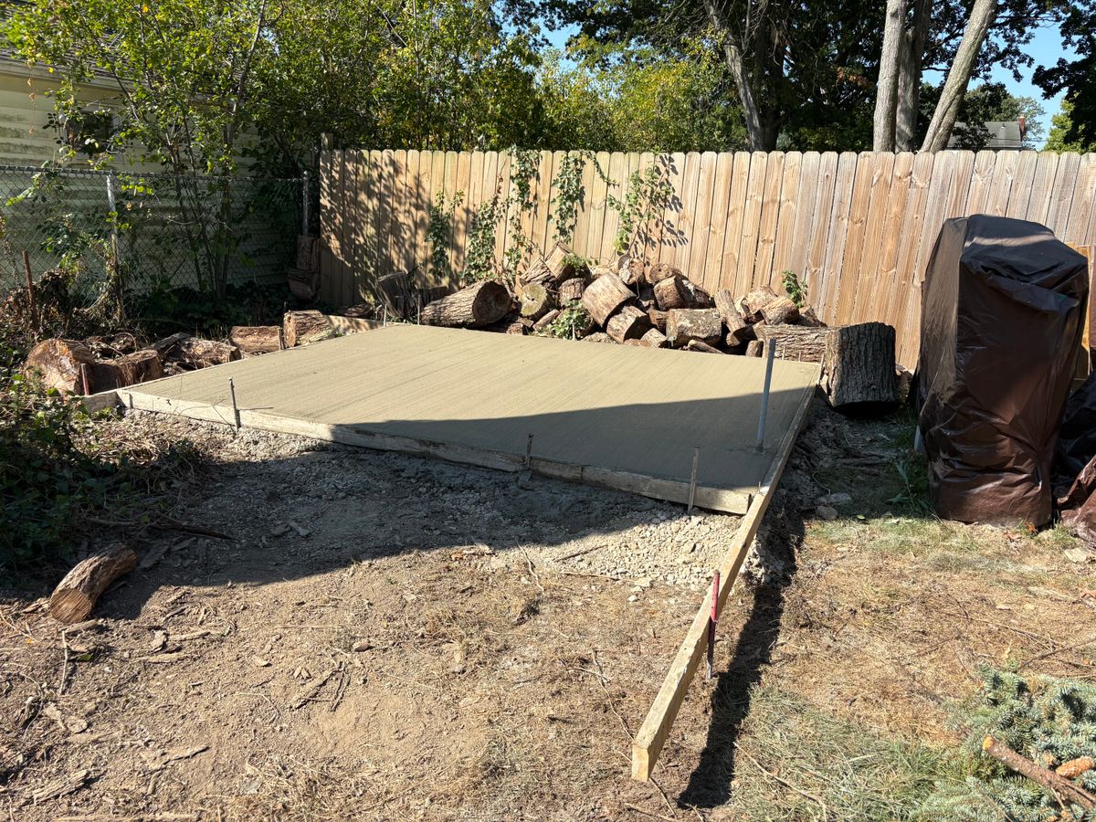 Concrete Slab Construction for Concrete Pros, LLC in Lorain, OH