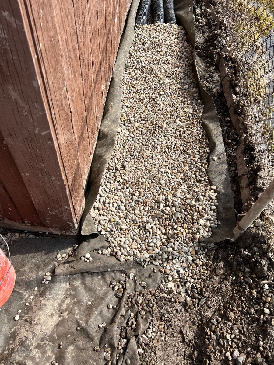 Drainage Installation for Alltimate Outdoor Services in Warren, MI