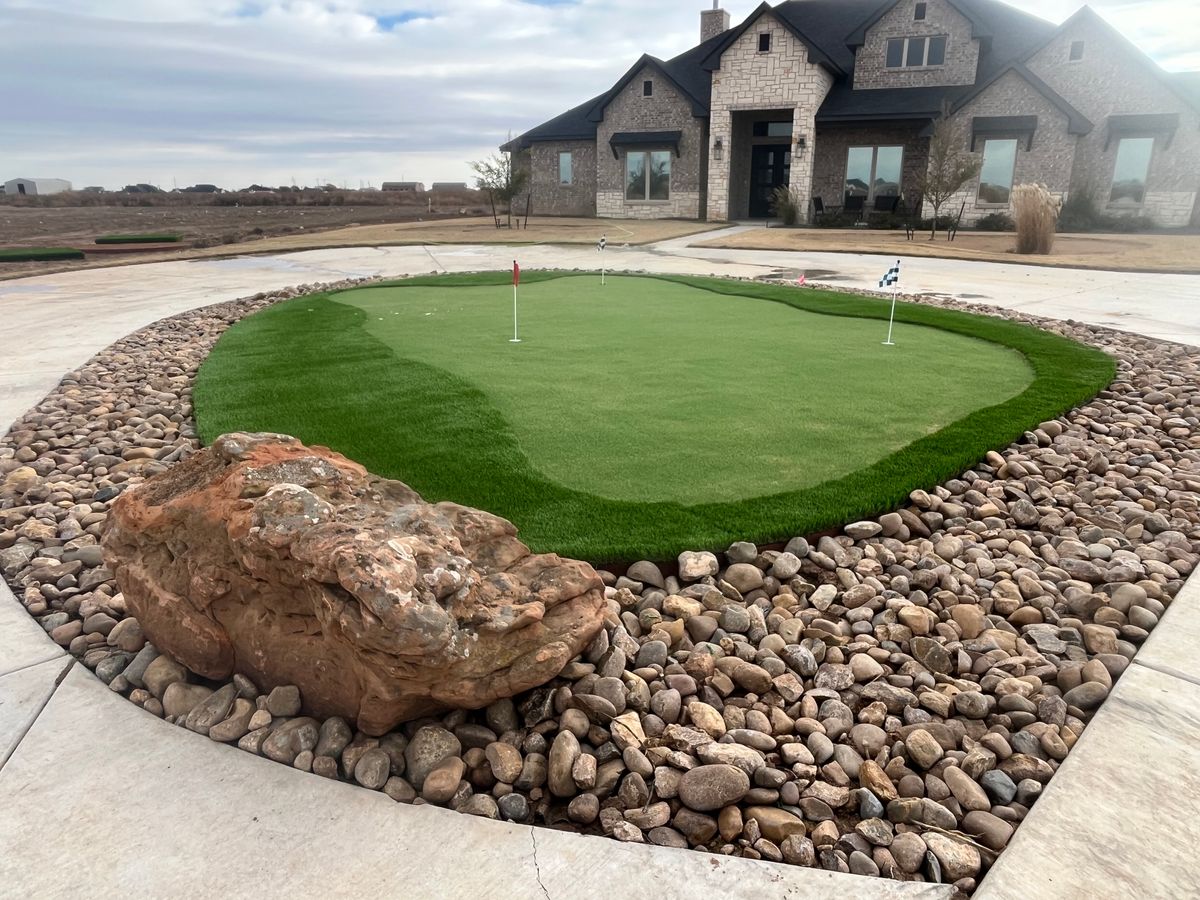 Landscape Installation for Cole Landscaping & Pools, LLC in Amarillo, TX