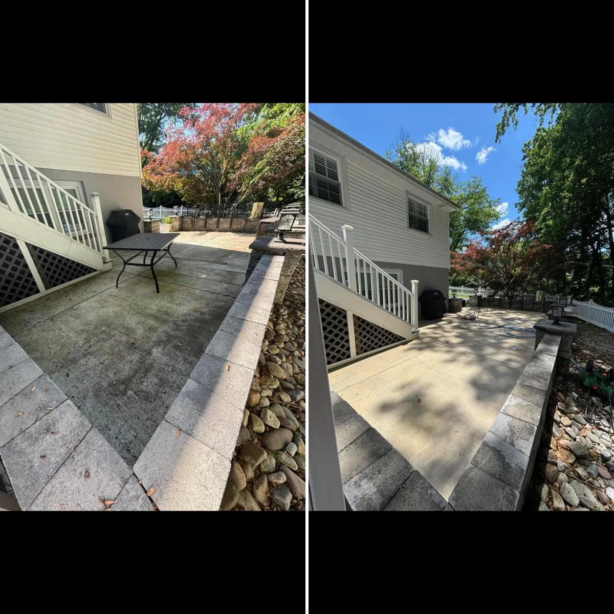 Concrete Cleaning for Creekside Power Washing and Painting in Aston Township, PA