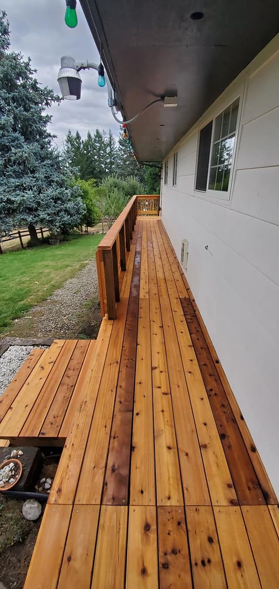 Deck & Patio Installation for S&R Family Construction LLC in Winston, OR