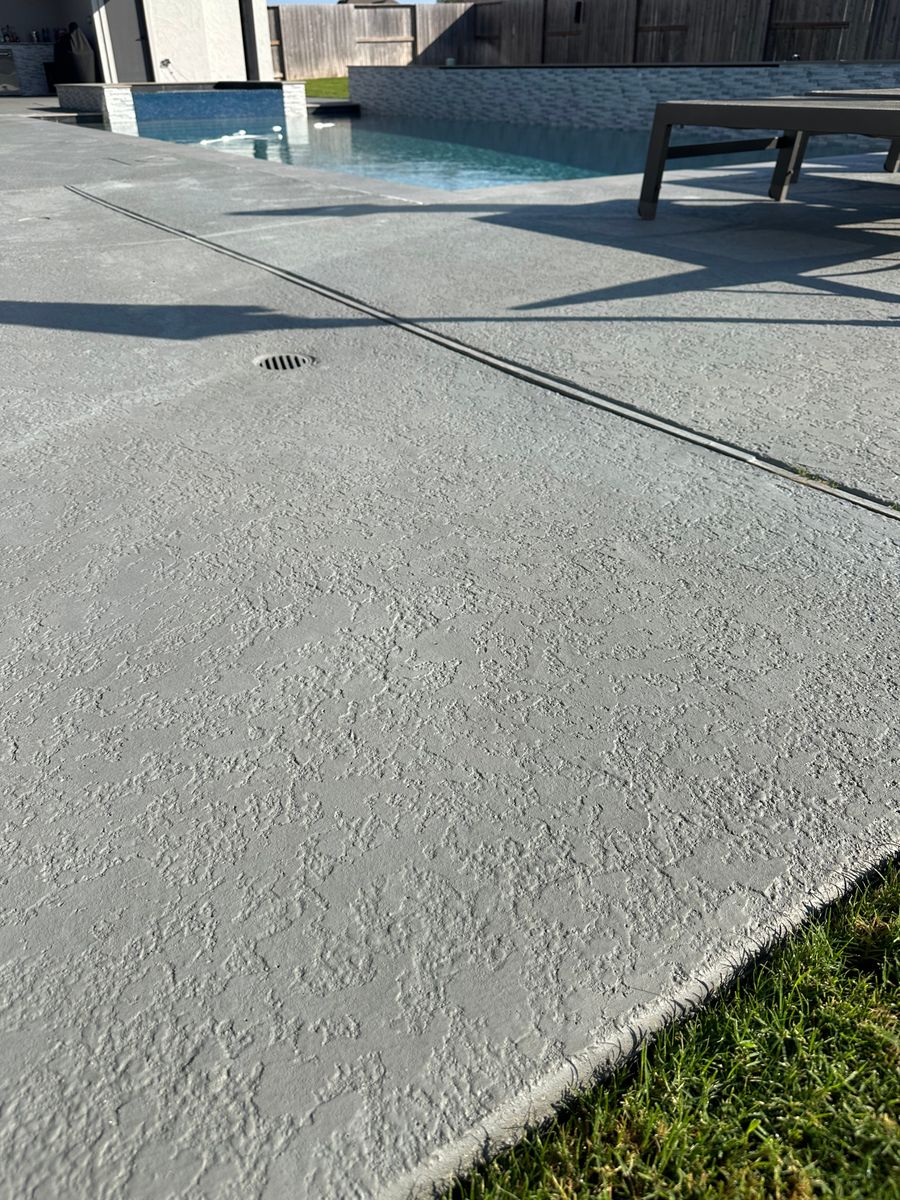 Pool & Patio Restoration for Texas Curb N Borders in Houston, TX