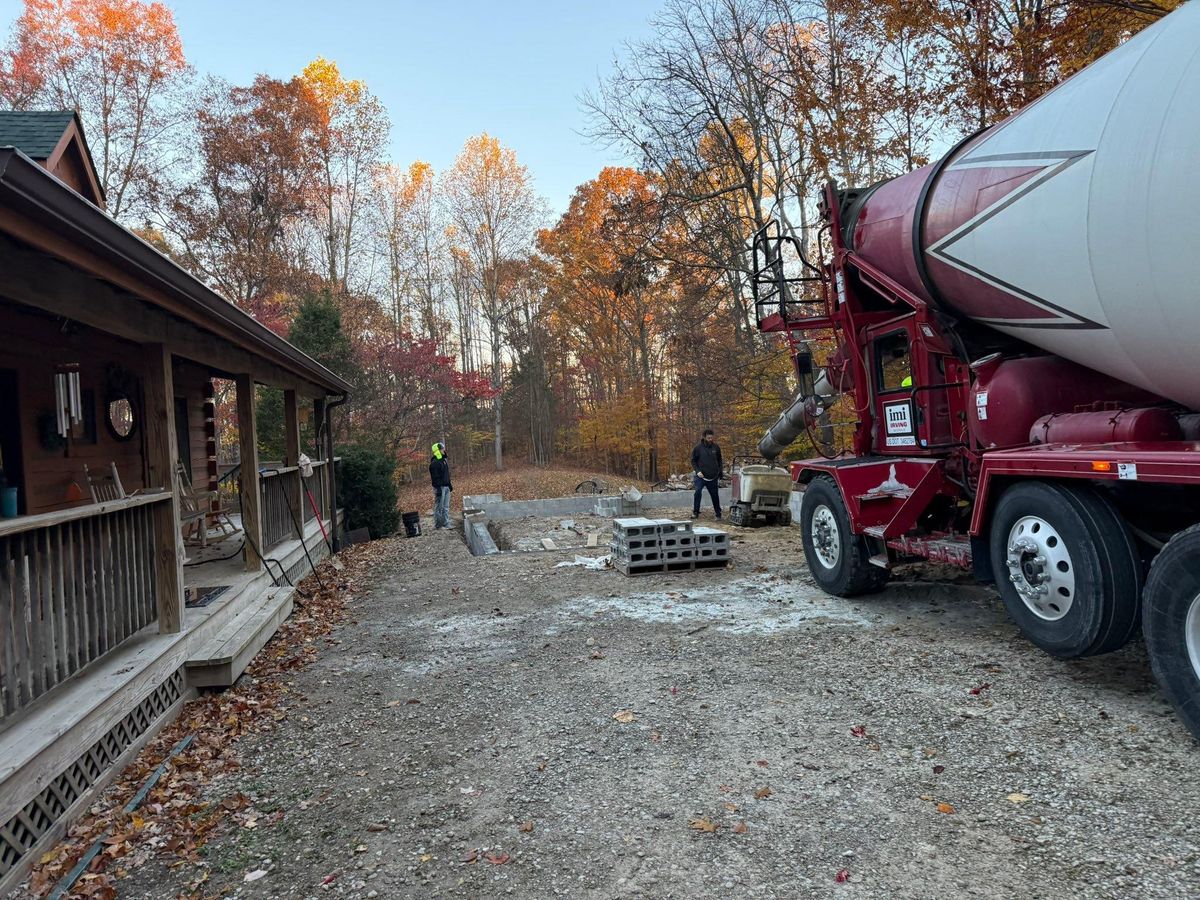Stamped Concrete for Whitfield Concrete Construction in Solsberry, IN