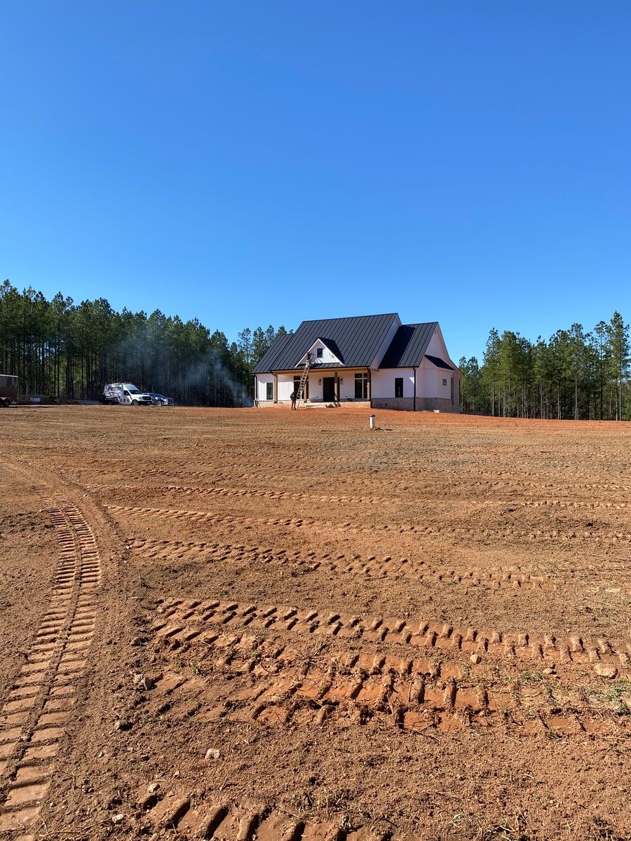 Grading for Lanier Excavating LLC in Bedford County, VA