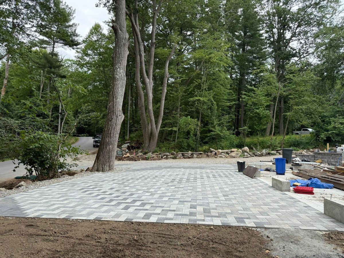 Pool Patio Pavers  for J & R VISUAL LANDSCAPING in Haverhill, MA