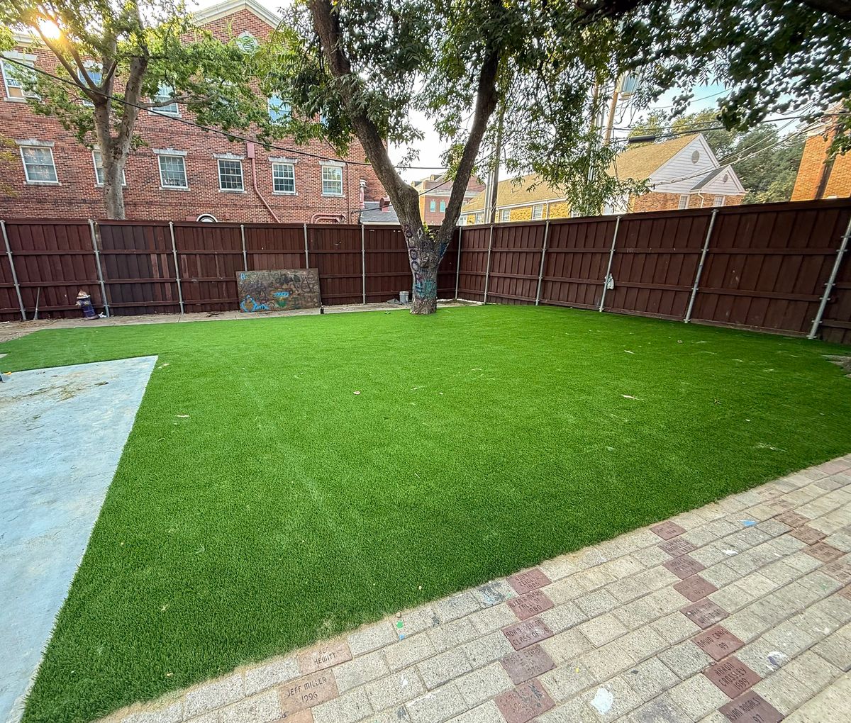 Synthetic Turf & Sod Installation for Walker Custom Exteriors in Dallas, TX