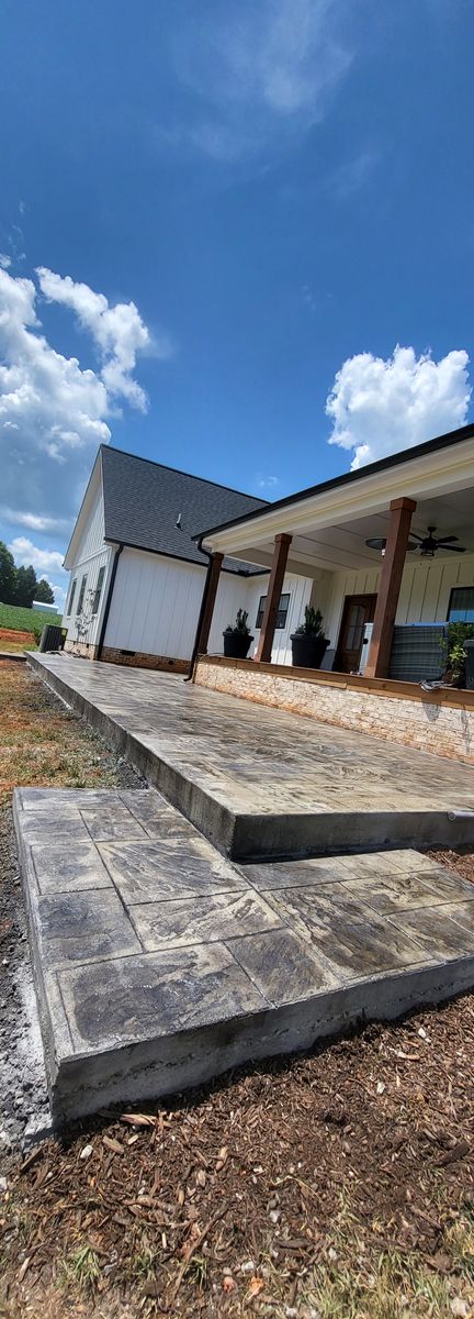 Patio Design & Construction for Miilan Construction in Boonville, NC