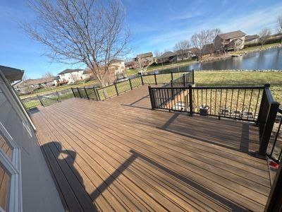 Deck Installation for Daggett Construction in Sioux Falls, SD