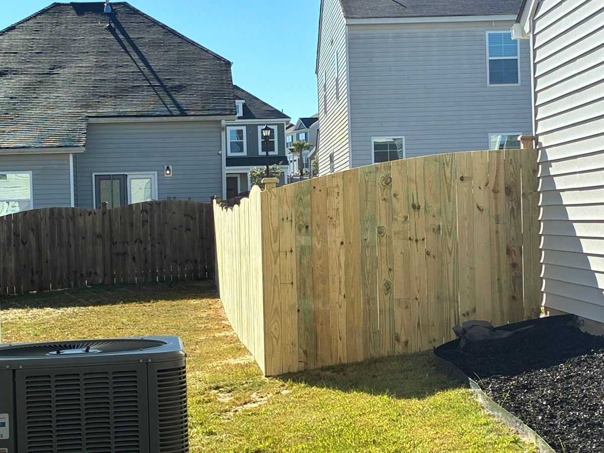 Fence Installation for JB Nealy Fence in Elgin, SC