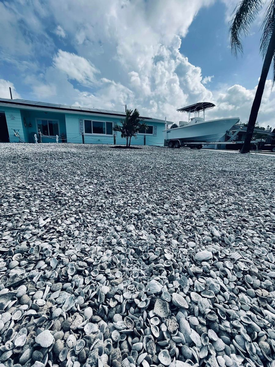 Shells And Pebbles for Team Tolson Landscape in Tampa Bay, FL