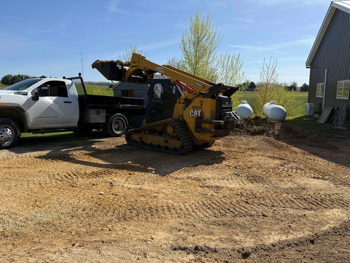 Landscaping for Willing Trucking & Excavating in Evansville, WI
